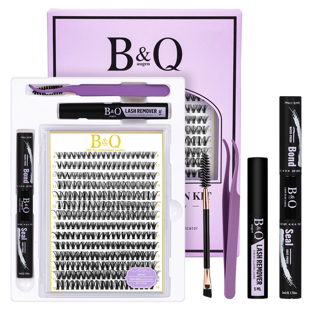 Kit De Extensiones De Pestañas 30d+40d