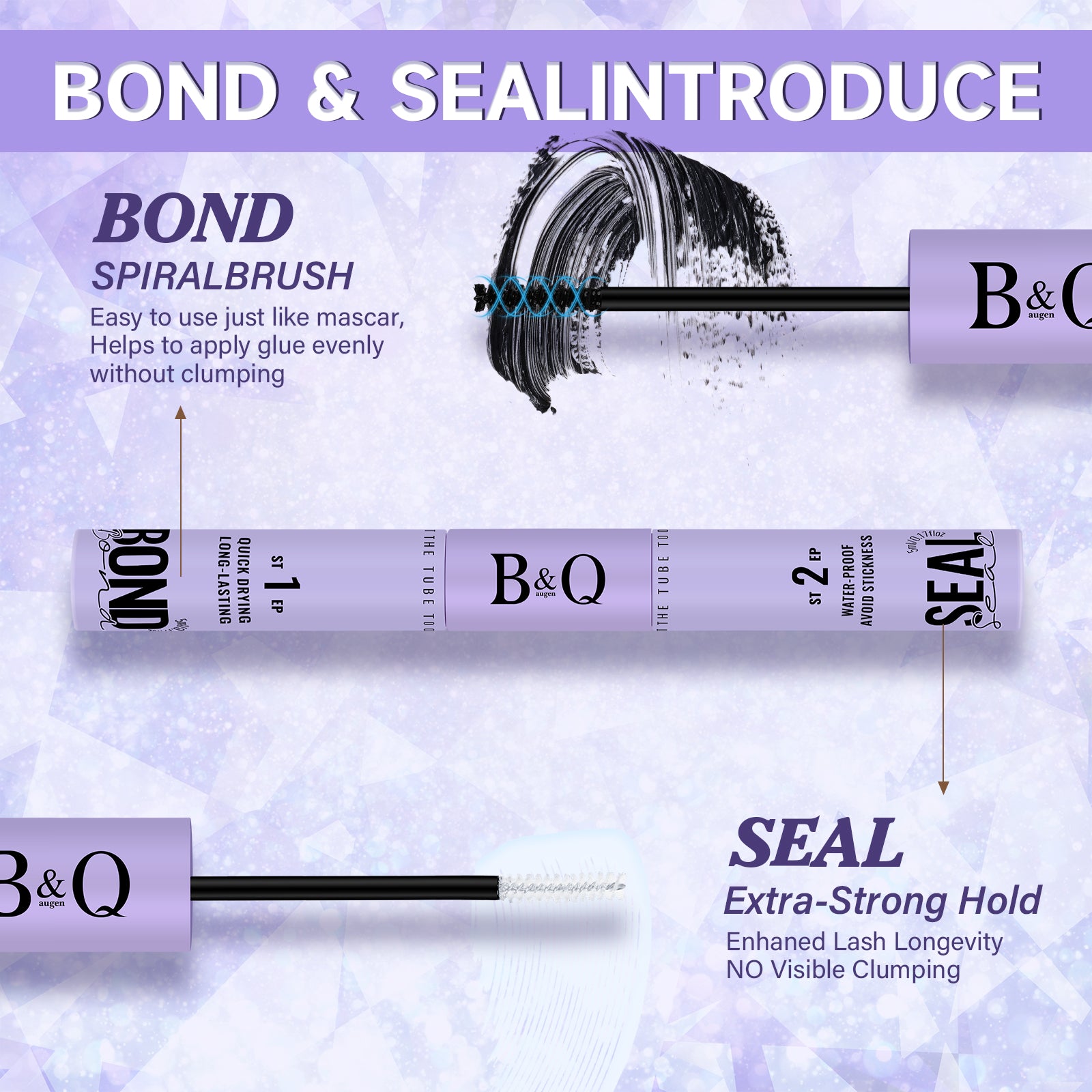 Flora Invisible Band Lash Clusters Kit