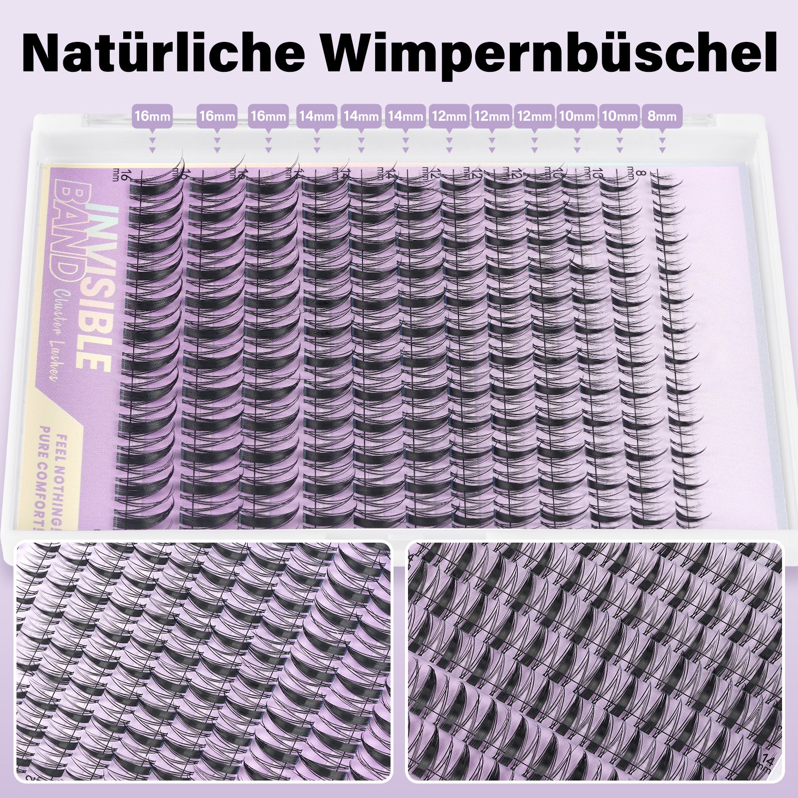 Fairy Invisible Band Lash Clusters Kit