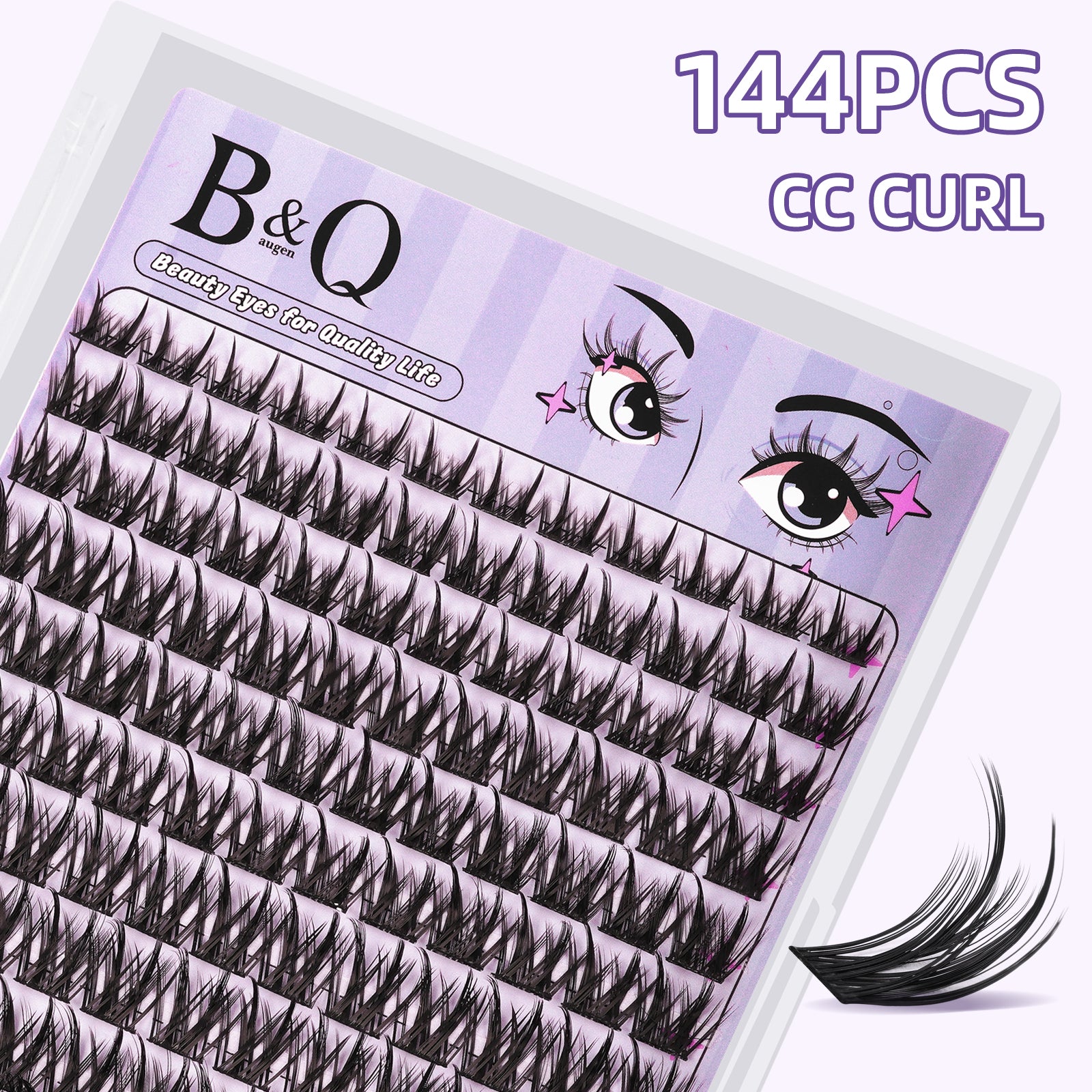 Butterfly Girl Anime Lash Clusters Kit