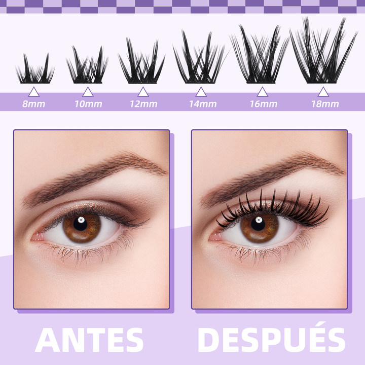 Kit De Extensiones De Pestañas Efecto Manga Butterfly Girl