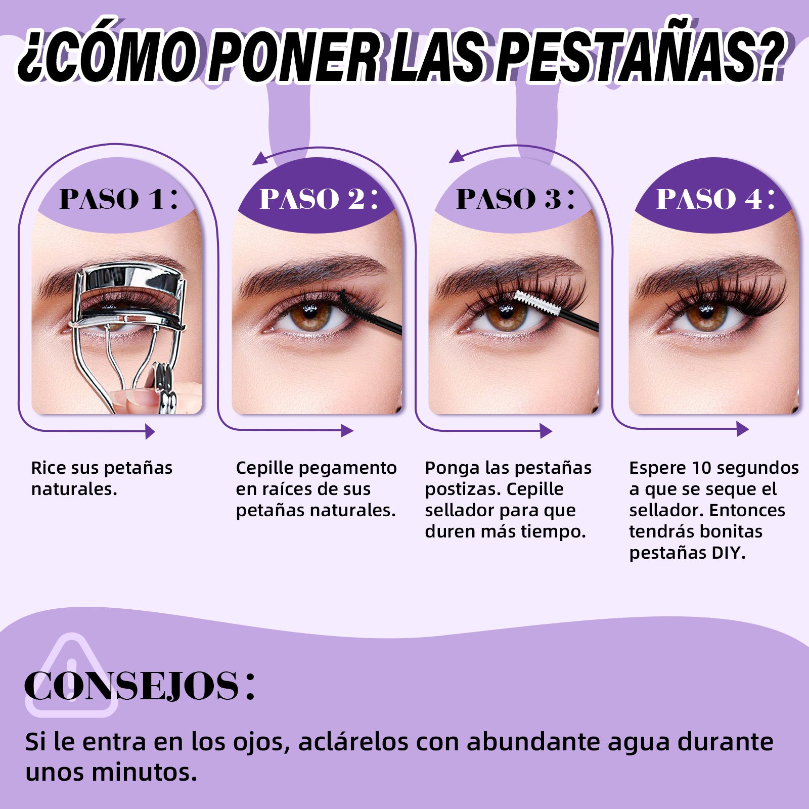 Lash Bond y Sellador 10 ML, Adhesivo y Sellador para Racimos de Pestañas