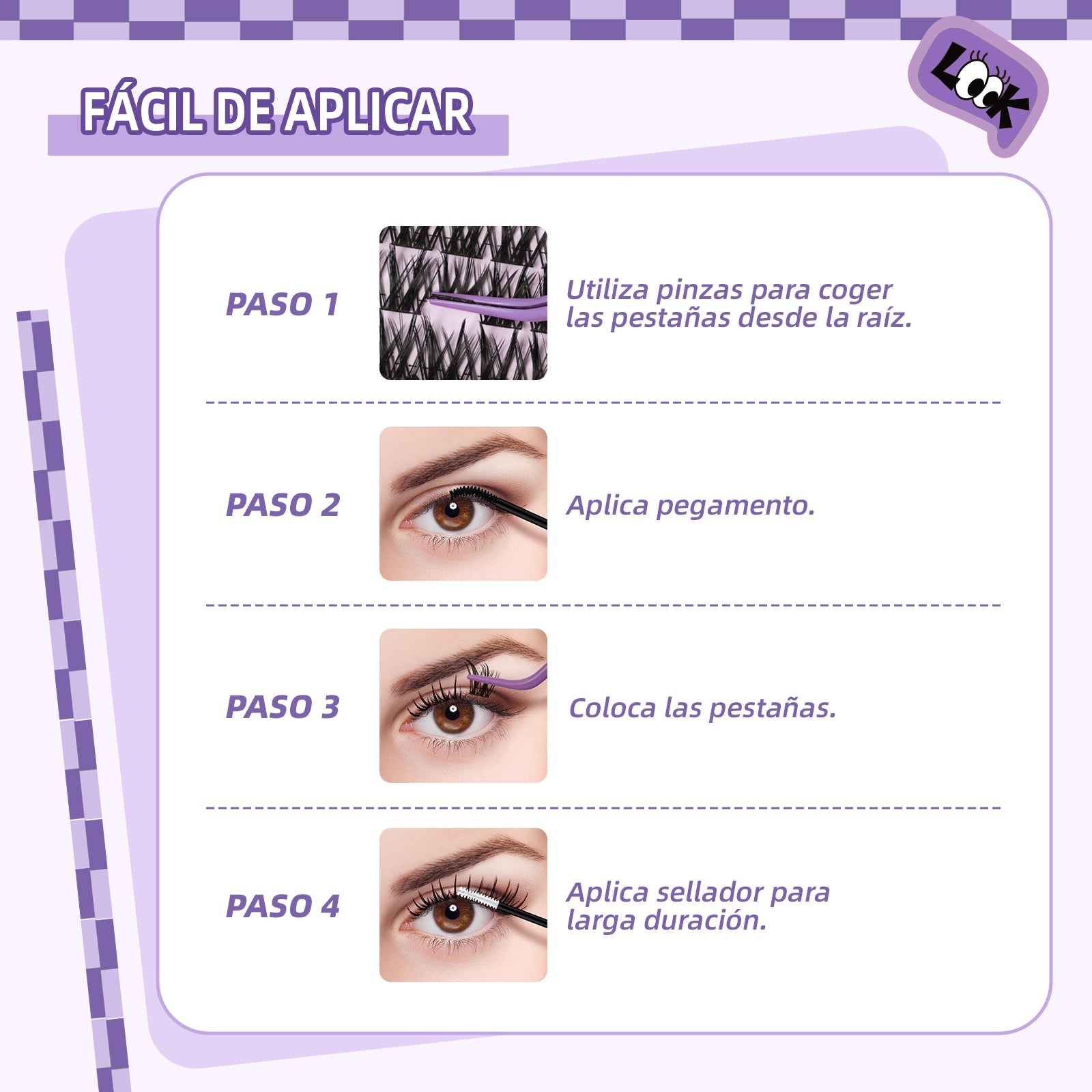 Kit De Extensiones De Pestañas Efecto Manga Butterfly Girl
