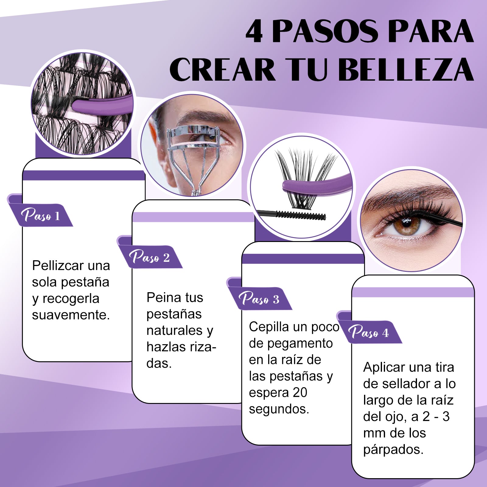 Extensiones De Pestañas Individuales Kit DIY--30D+40D