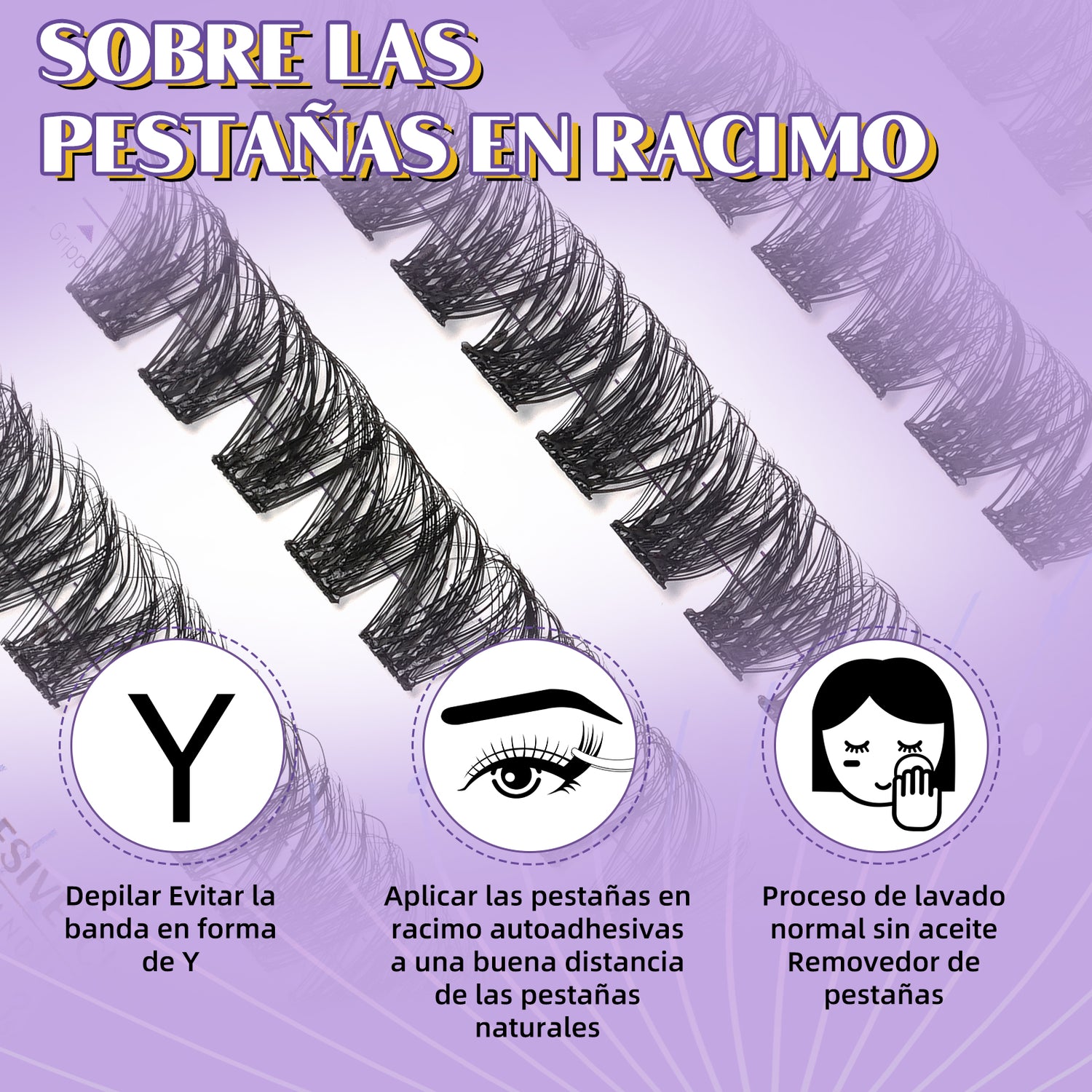 Kit De Extensiones De Pestañas Autoadhesivas-SA04
