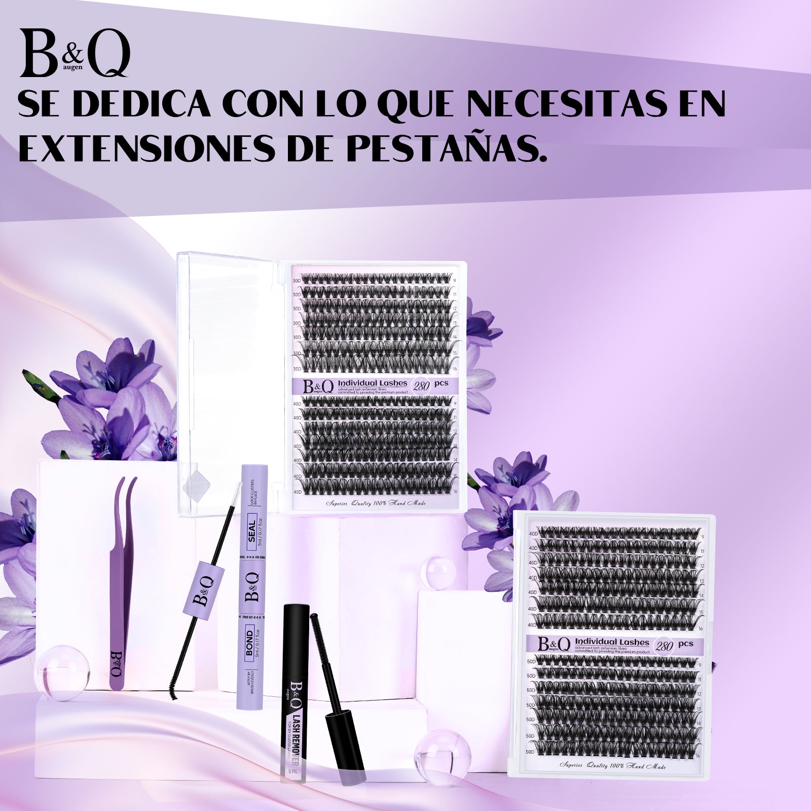 Extensiones De Pestañas Individuales Kit DIY--30D+40D
