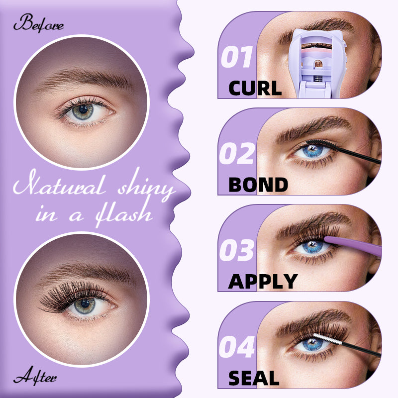 How to properly apply false eyelashes