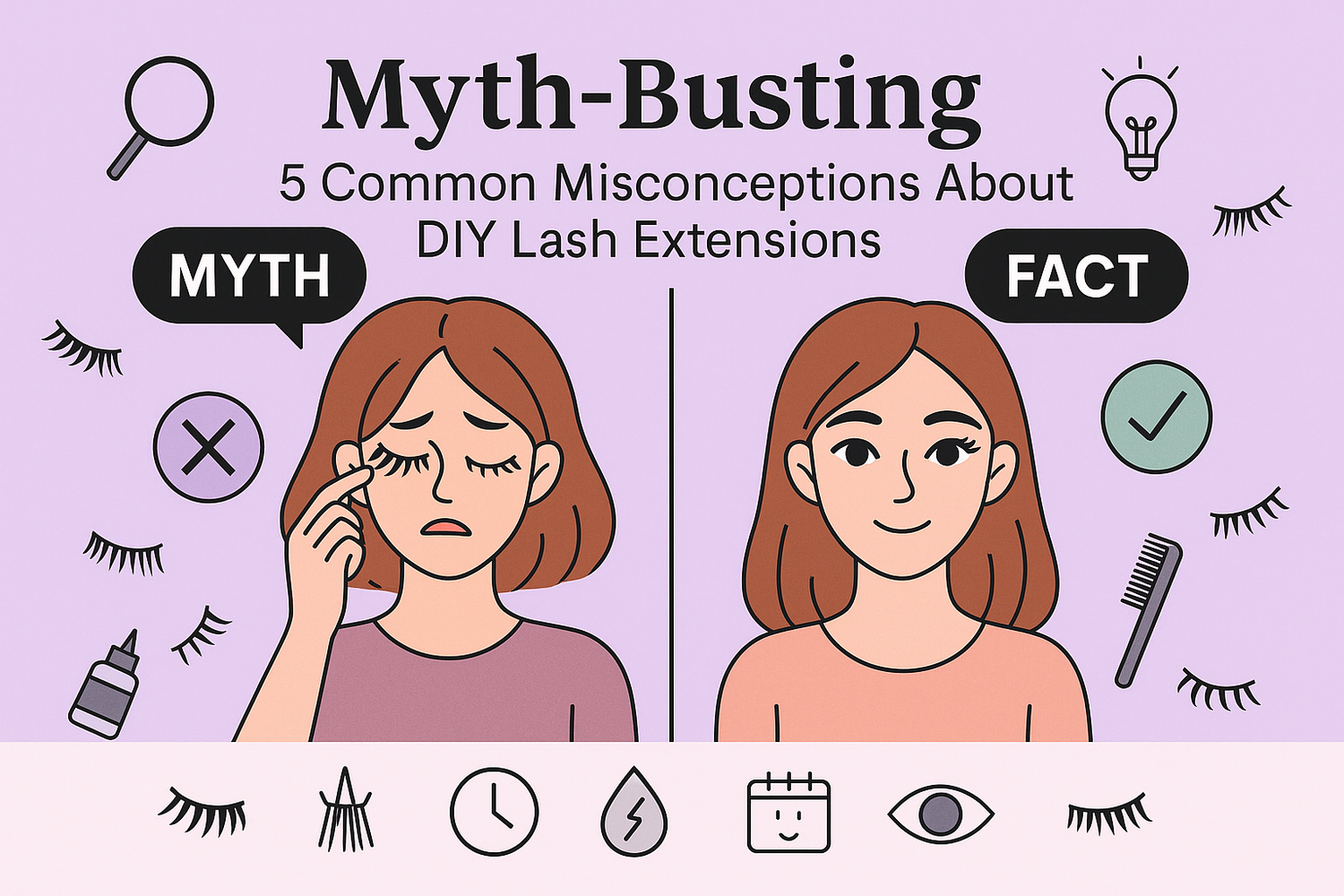 Myth-Busting: 5 Common Misconceptions About DIY Lash Extensions