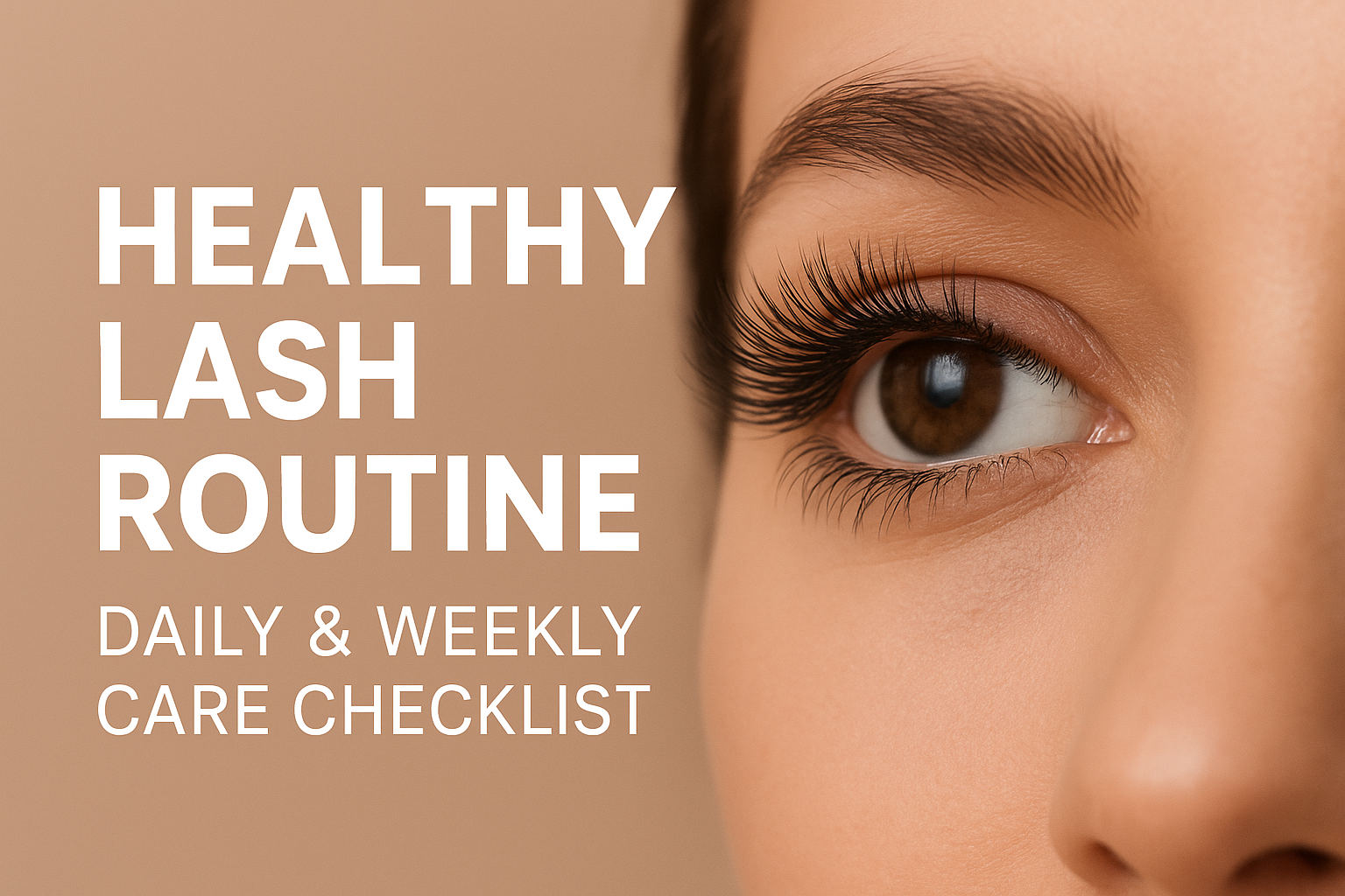 Healthy Lash Routine: Daily & Weekly Care Checklist 