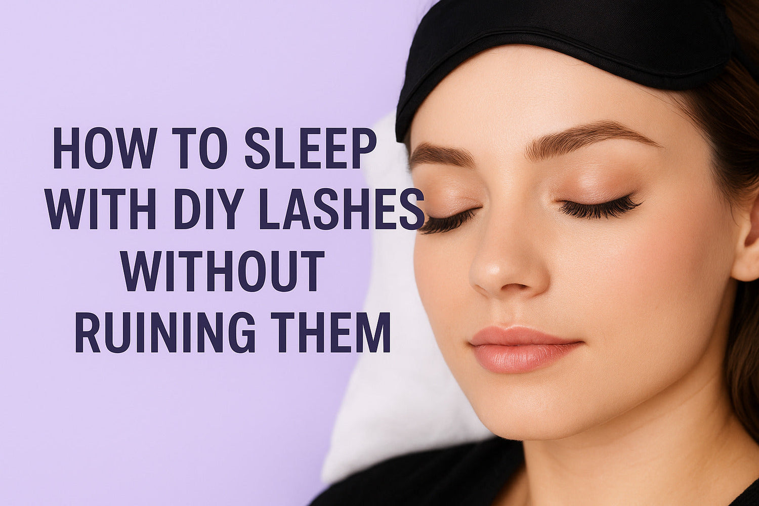 How to Sleep with DIY Lashes Without Ruining Them