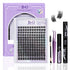  Flat Matte DIY Cluster Lash Extensions Kit