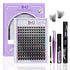 Flat Matte DIY Cluster Lash Extensions Kit