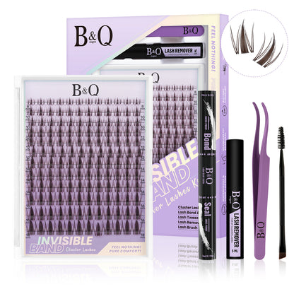 Fairy kit de extensiones de pestañas raíces invisibles