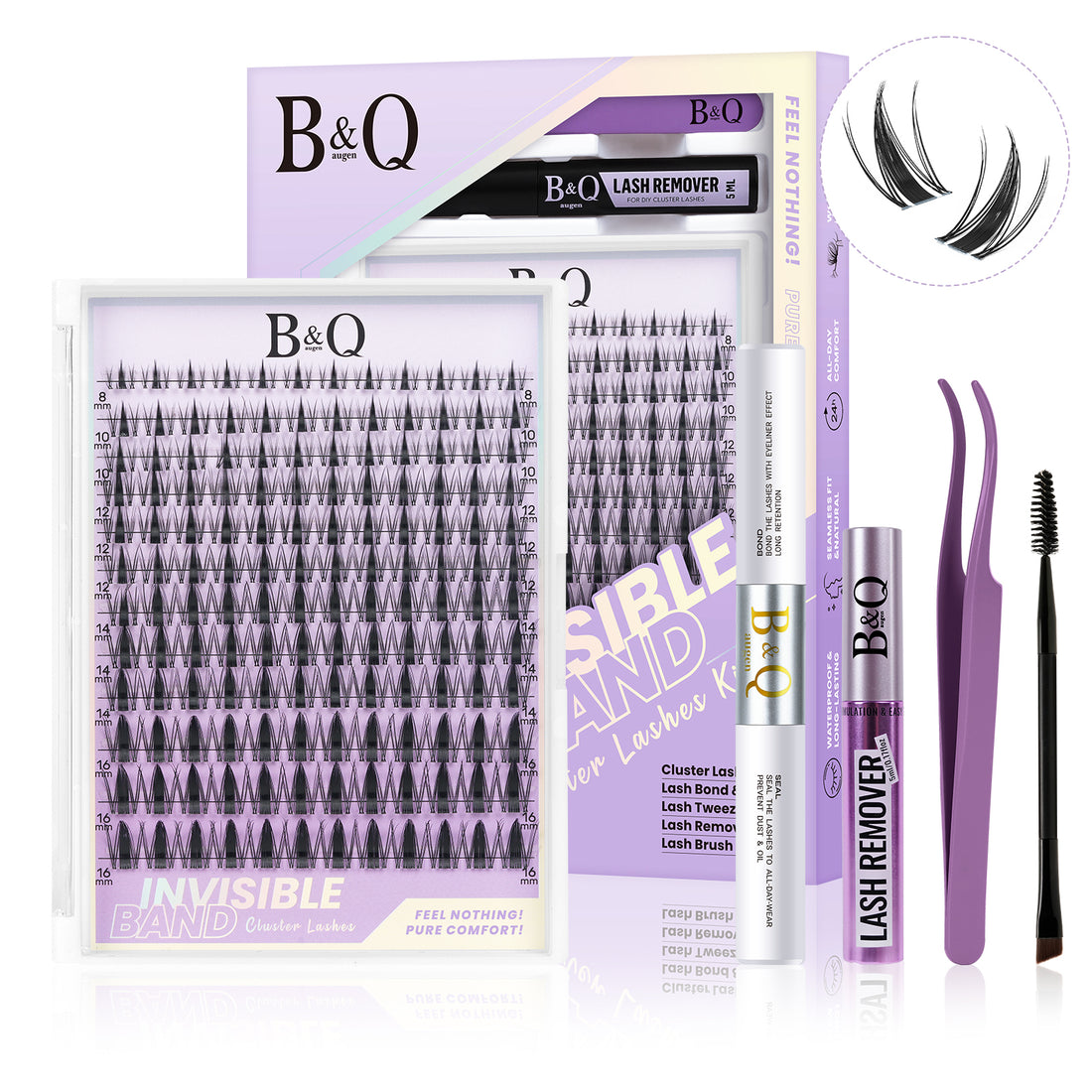 Fairy Invisible Band Lash Clusters Kit