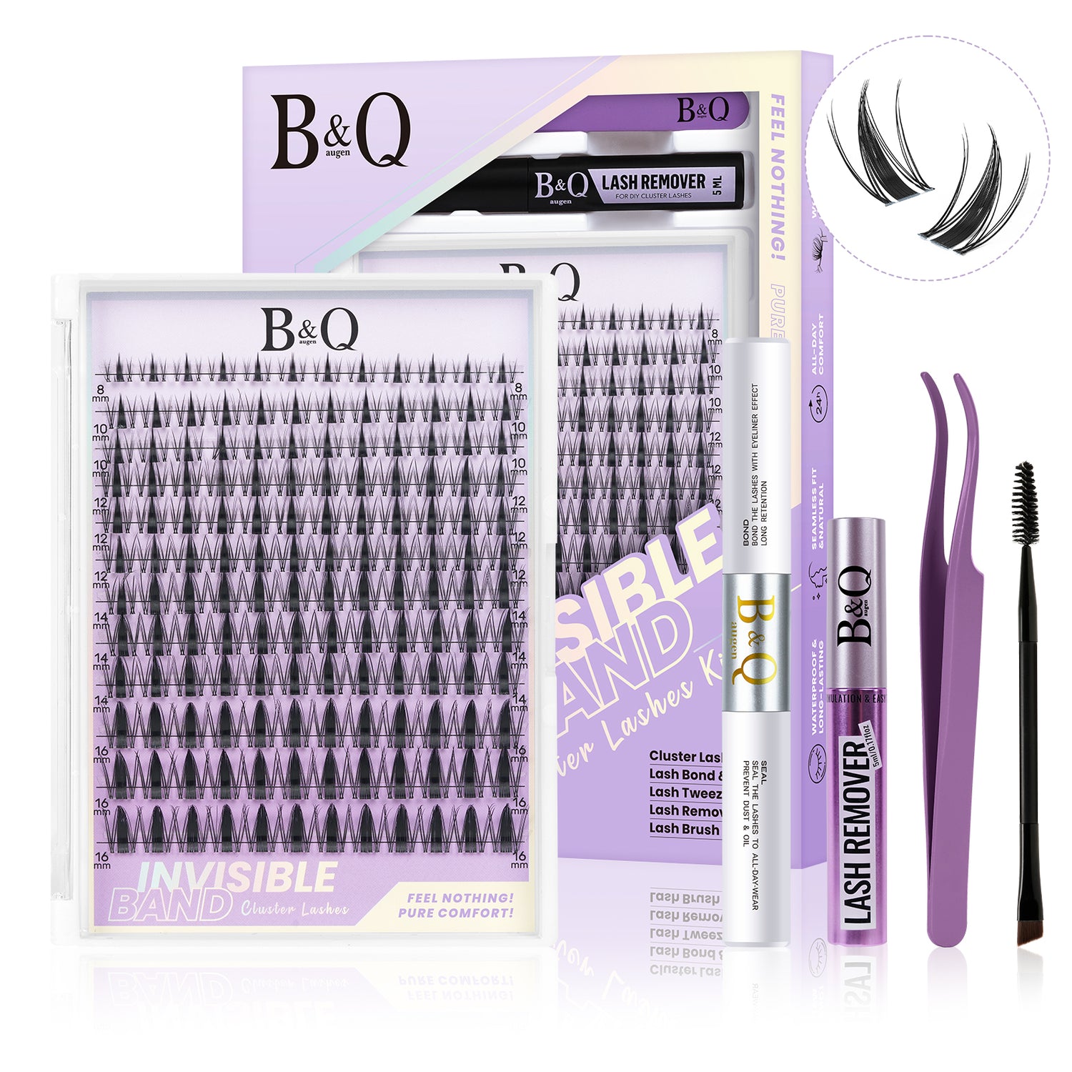 Fairy Invisible Band Lash Clusters Kit