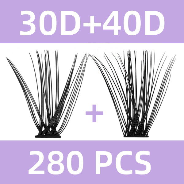 Lash Clusters 280 Pcs Individual Lashes DIY at Home