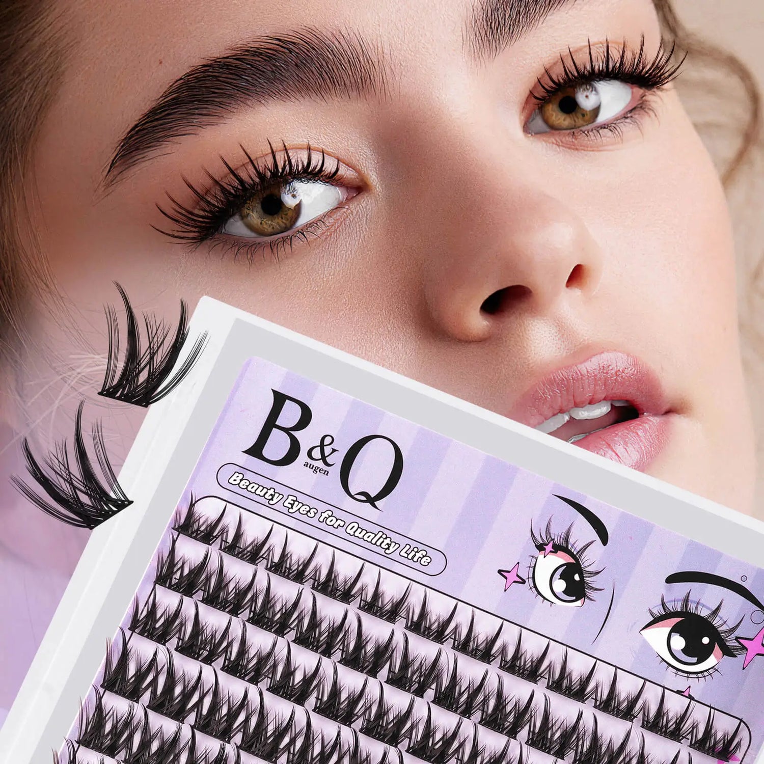Butterfly Girl Anime Lash Clusters Kit