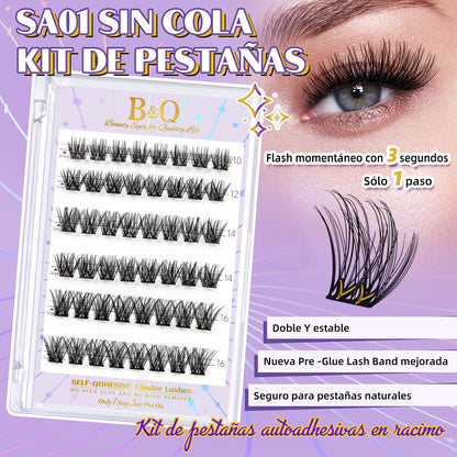 Kit De Extensiones De Pestañas Autoadhesivas-SA01