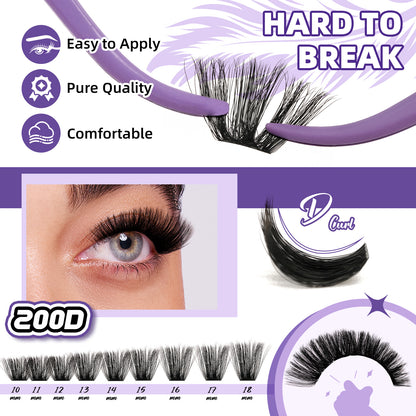 200D Mega Volume Individual Lashes Kit