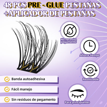 Kit De Extensiones De Pestañas Autoadhesivas-SA01