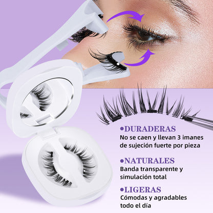 Kit De Pestañas Magnéticas Con Clip 1 Par--M01