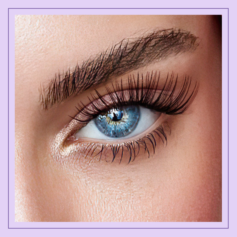 The effect of wearing B&amp;Q 30D Individual Lash Clusters