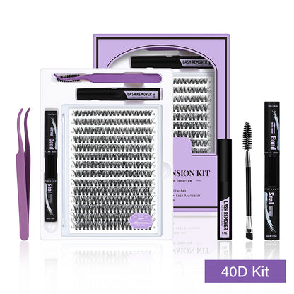 40D Individual Lash Cluster DIY Lash Extension Kit