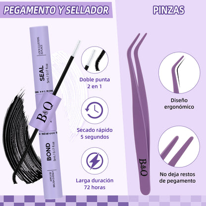 Kit De Extensiones De Pestañas Efecto Manga Butterfly Girl