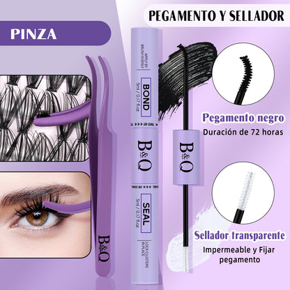 Extensiones De Pestañas Individuales Kit DIY--30D+40D