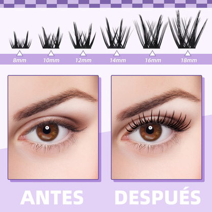 Kit De Extensiones De Pestañas Efecto Manga Butterfly Girl