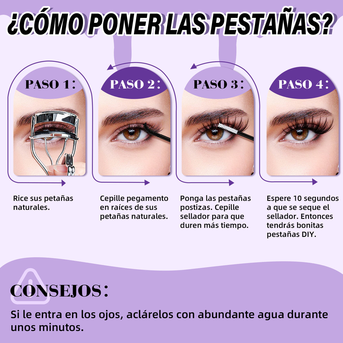 Lash Bond y Sellador 10 ML, Adhesivo y Sellador para Racimos de Pestañas 