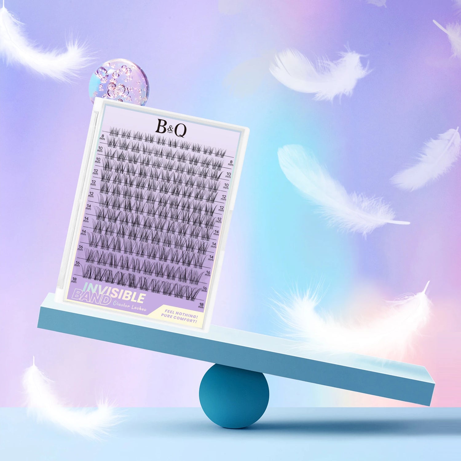 Flora Invisible Band Lash Clusters Kit