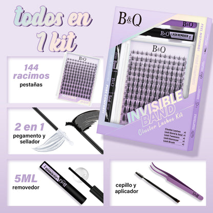 Fairy Invisible Band Lash Clusters Kit