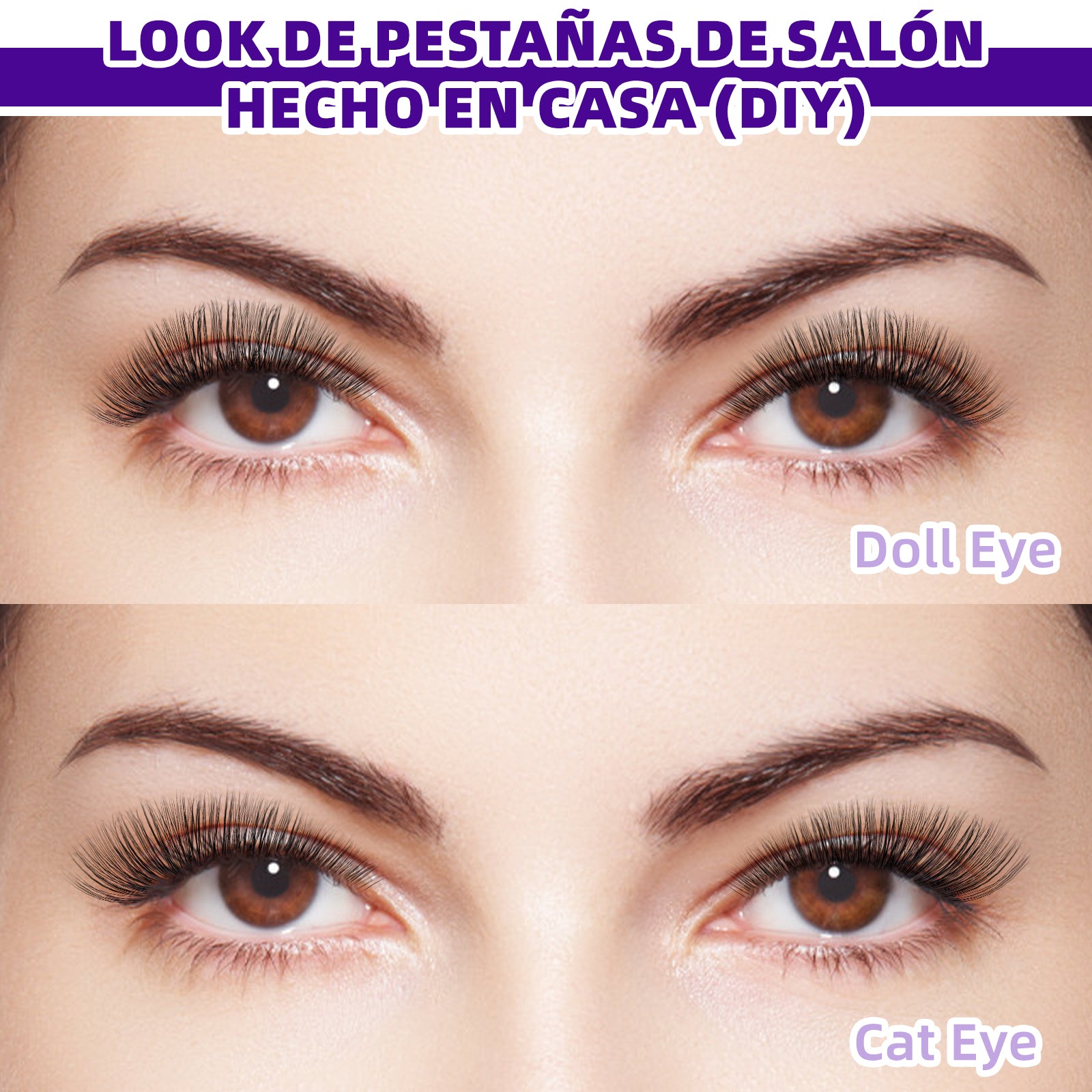 Kit De Extensiones De Pestañas Autoadhesivas-CA01