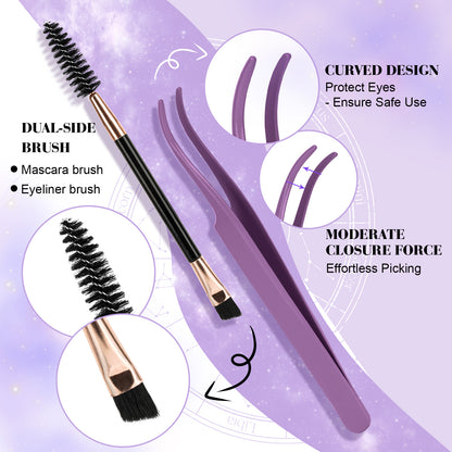 Kit de extensión de pestañas GlamLash Home - B03