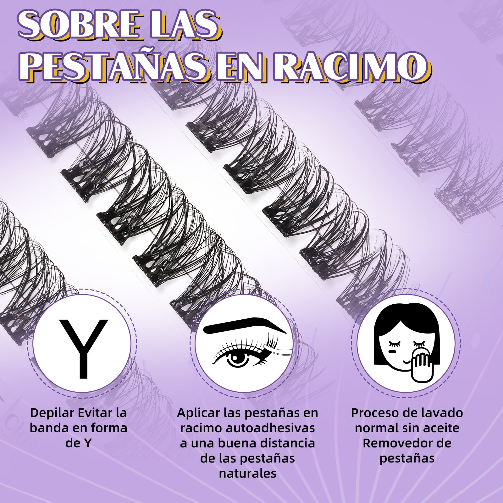 Kit De Extensiones De Pestañas Autoadhesivas-SA01