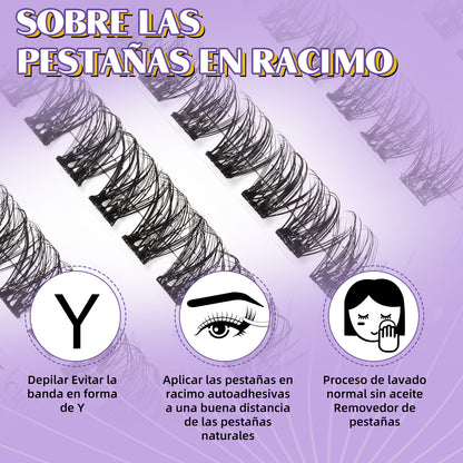 Kit De Extensiones De Pestañas Autoadhesivas-SA01