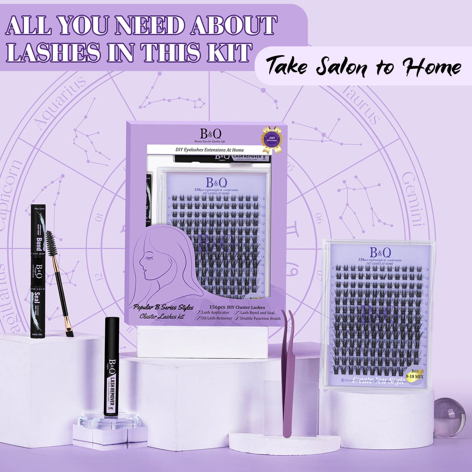 Glam at Home Lash Extension Kit-B03