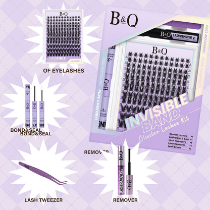 Victory Invisible Band Lash Clusters Kit