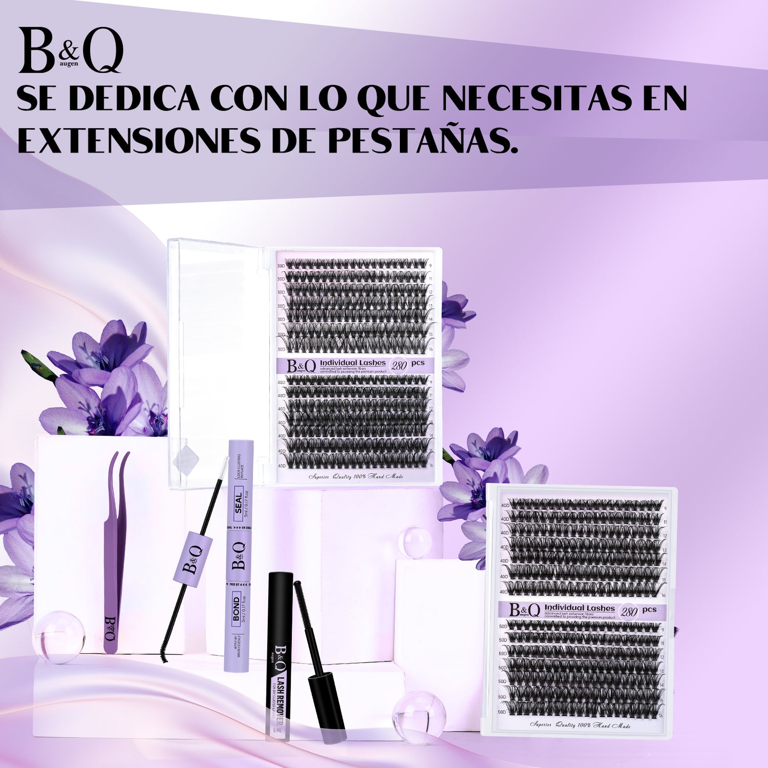 Extensiones De Pestañas Individuales Kit DIY--30D+40D
