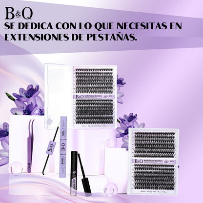 Extensiones De Pestañas Individuales Kit DIY--30D+40D