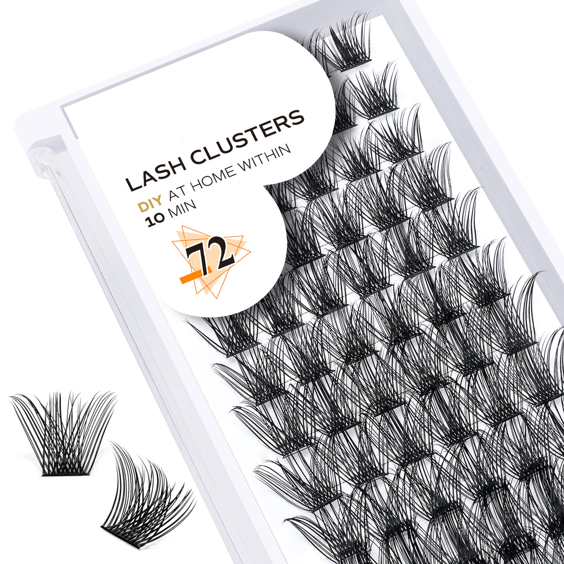 B02 Lash Clusters DIY Extensiones de pestañas 72 Clusters Lashes 