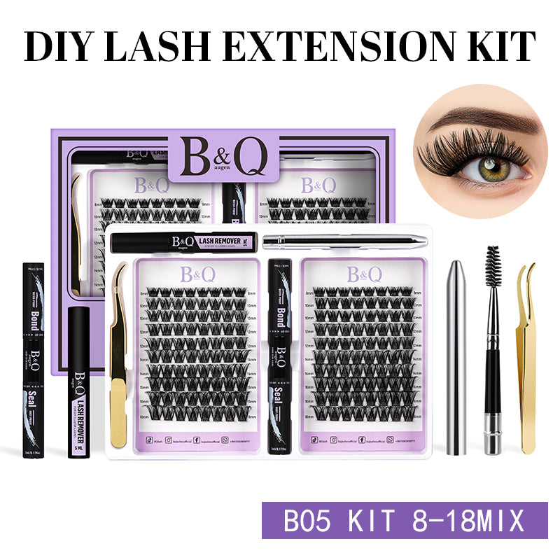 B05 DIY Cluster Lash Extensions 160Pcs Essential Kit