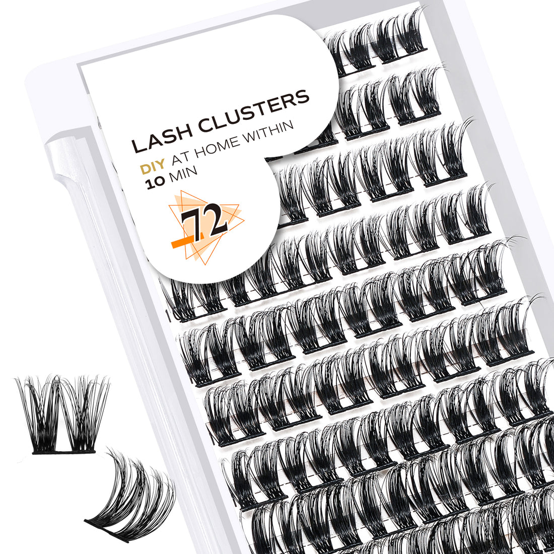 B12 Lash Clusters Extensiones de pestañas DIY 72 Clusters Lashes 