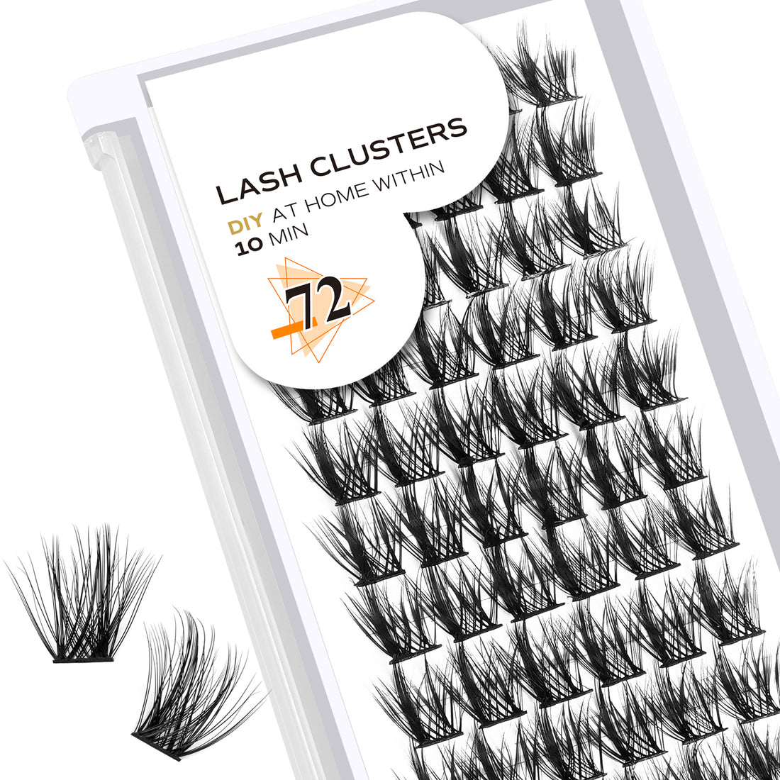 B43 Lash Clusters Extensiones de pestañas DIY 72 Clusters Lashes 