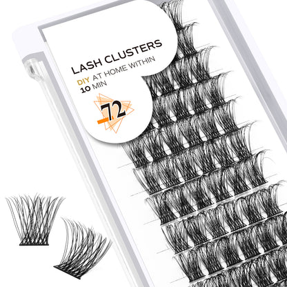 B47 Lash Clusters DIY Eyelash Extensions 72 Clusters Lashes