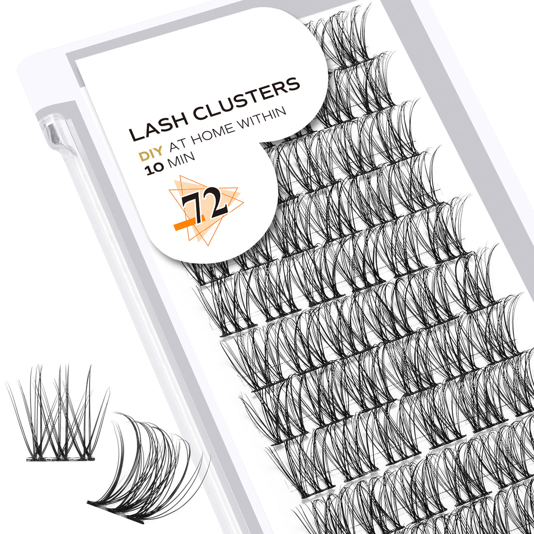 B49 Lash Clusters DIY Eyelash Extensions 72 Clusters Lashes