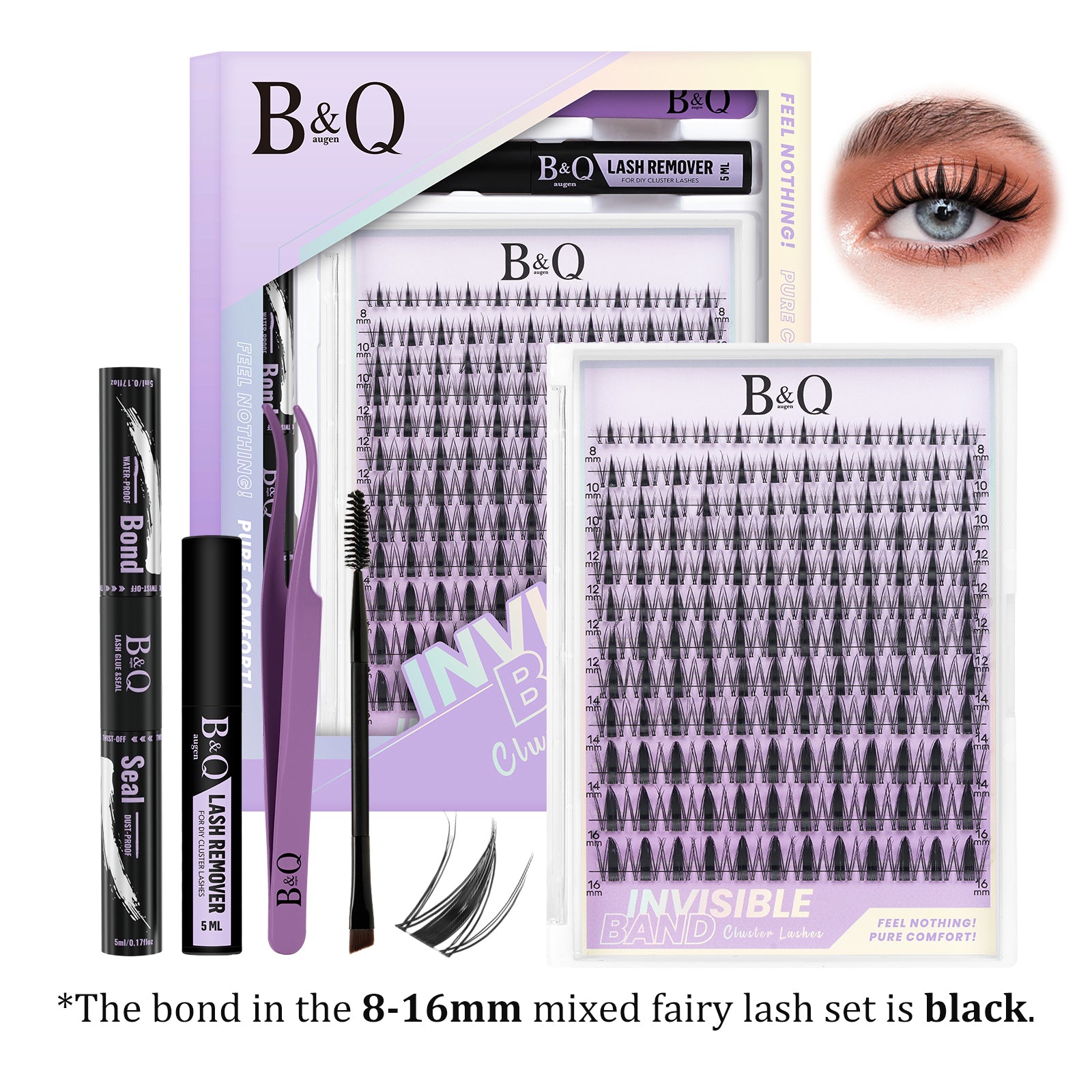 Fairy Invisible Band Lash Clusters Kit