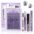 Natural  Looking DIY Lash  Clusters Extensions Kit
