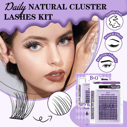 Pros of Natural  Looking cluster lashes